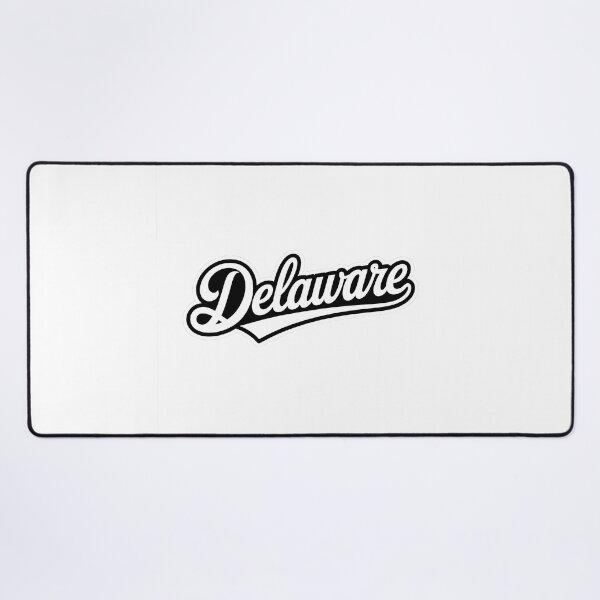 Item preview, Delaware State Retro Script Skyline designed and sold by LoFizzy.
