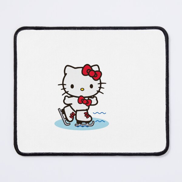 Item preview, Hello Kitty Ice Skating – Kawaii Retro Winter Aesthetic Cute Christmas Holiday Design designed and sold by rfd2.