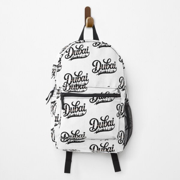 Item preview, Dubai Retro Script Skyline Vintage Souvenir designed and sold by LoFizzy.