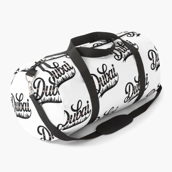 Item preview, Dubai Retro Script Skyline Vintage Souvenir designed and sold by LoFizzy.