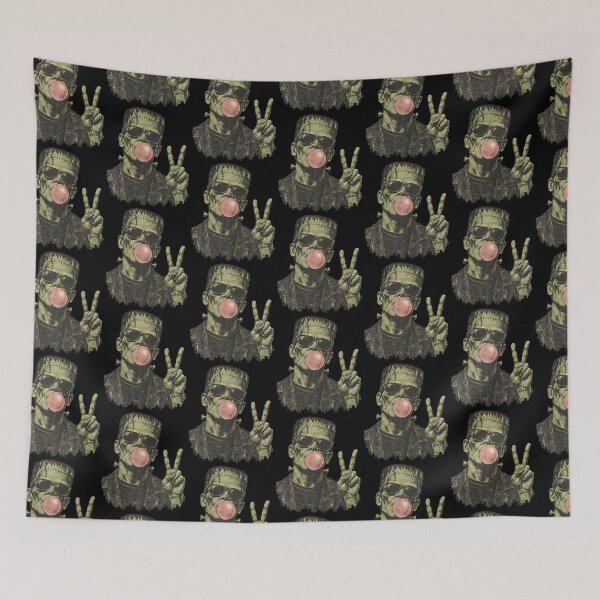 Item preview, Vintage 90S Frankenstein Blowing Bubblegum Women Men designed and sold by OddityVault.