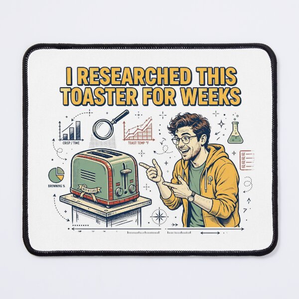 Item preview, I Researched This Toaster For Weeks Funny Millennial T-Shirt designed and sold by Hearth & Hue.