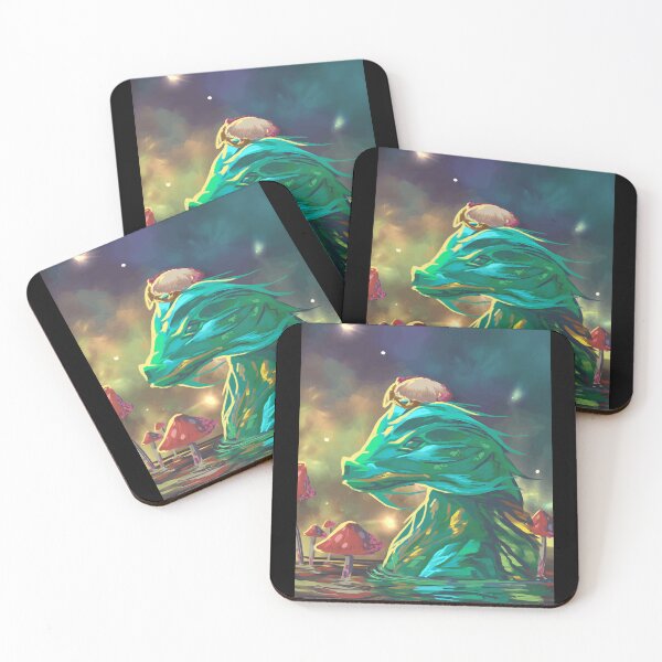 Item preview, Mystical Dragon in Enchanted Mushroom Forest designed and sold by Baby-Care.