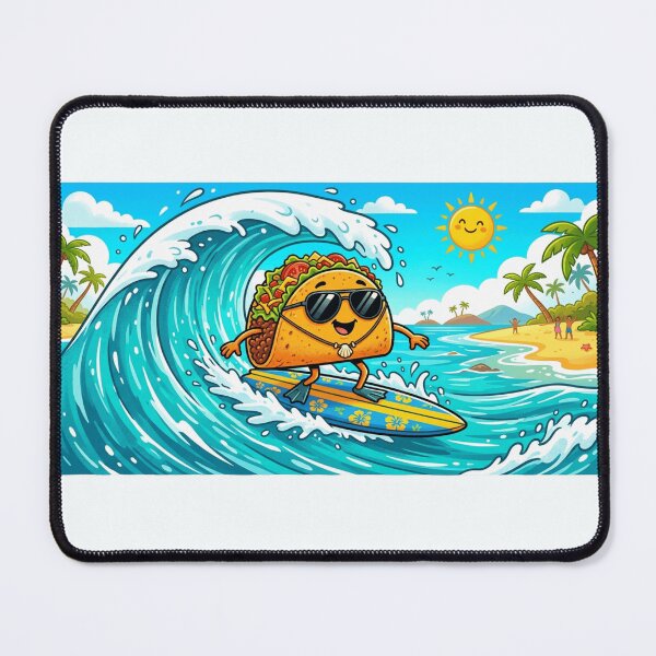 Item preview, Funny Surfing Taco Cute Cartoon Mexican Food Aesthetic designed and sold by lovepower.