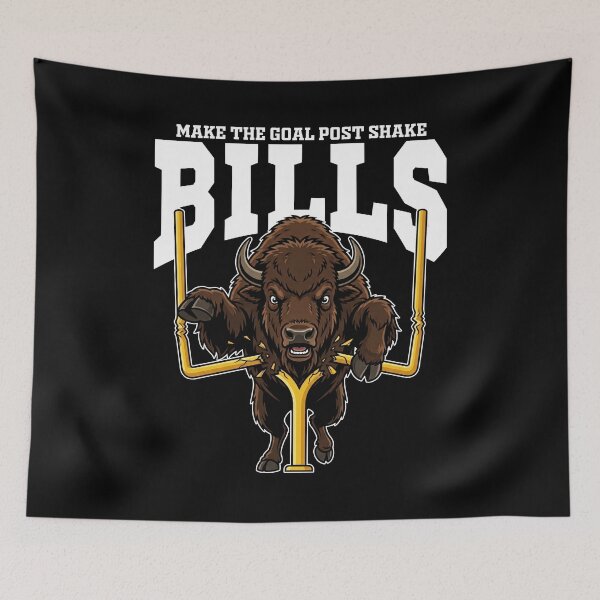 Item preview, MAKE THE GOAL POST SHAKE - NY BUFFALO BILLS designed and sold by KEF Custom.