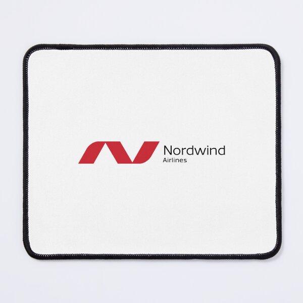 Item preview, Nordwind Airlines Logo Russian Charter Airline Red Ribbon Emblem designed and sold by Yamiactorcollab.