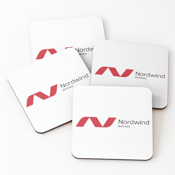 Item preview, Nordwind Airlines Logo Russian Charter Airline Red Ribbon Emblem designed and sold by Yamiactorcollab.