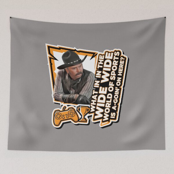Item preview, Retro Cowboy Quote Texas Wide World Sports-1 designed and sold by JamieLThompson.