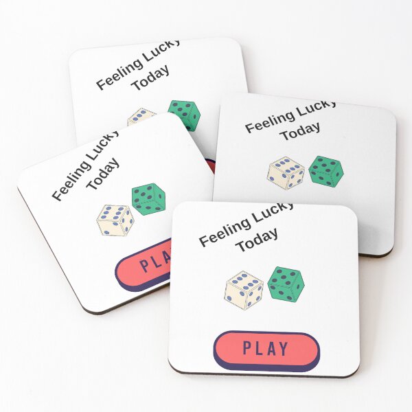 Item preview, Feeling Lucky Today Play Game Retro Dice designed and sold by nElyStyle.