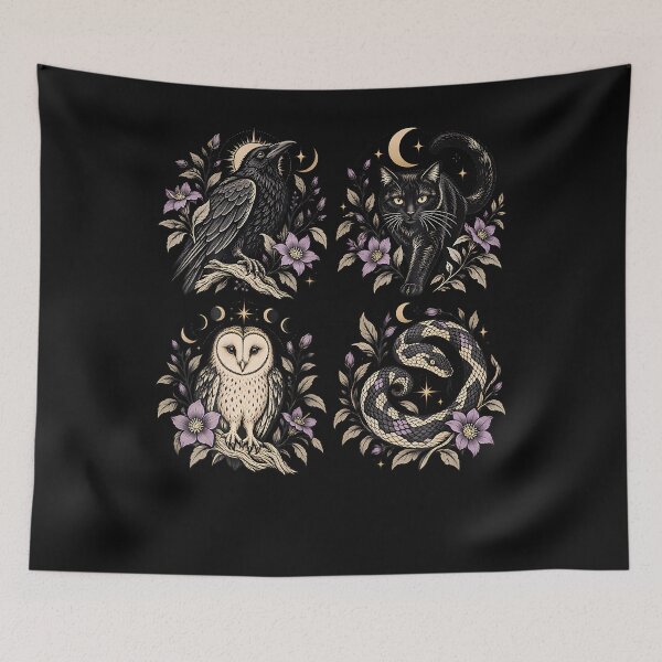 Item preview, Celestial Animals Mystic Flora designed and sold by Gmelmlhalo.