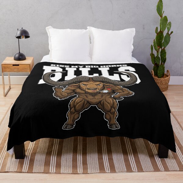 Item preview, KISS MY BIG HORNS - NY BUFFALO BILLS designed and sold by KEF Custom.
