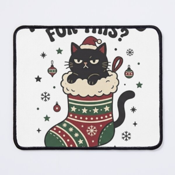 Item preview, Funny Christmas Cat I Left My Bed For This designed and sold by Founderpallavi.