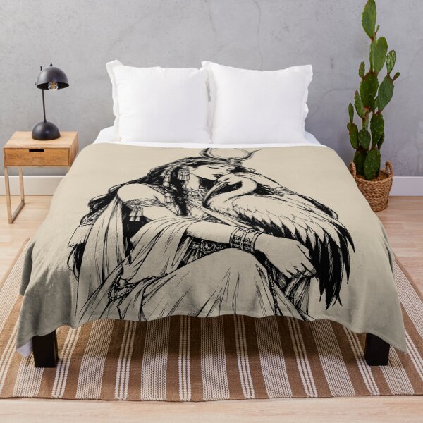 Item preview, Egyptian Goddess Isis Cradling an Ibis designed and sold by bapupa.