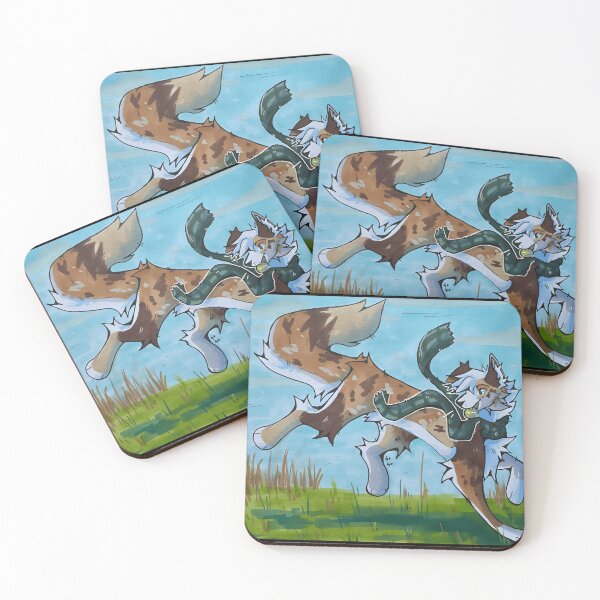 Item preview, Playful Spotted Dog With Scarf Running in Meadow designed and sold by Baby-Care.