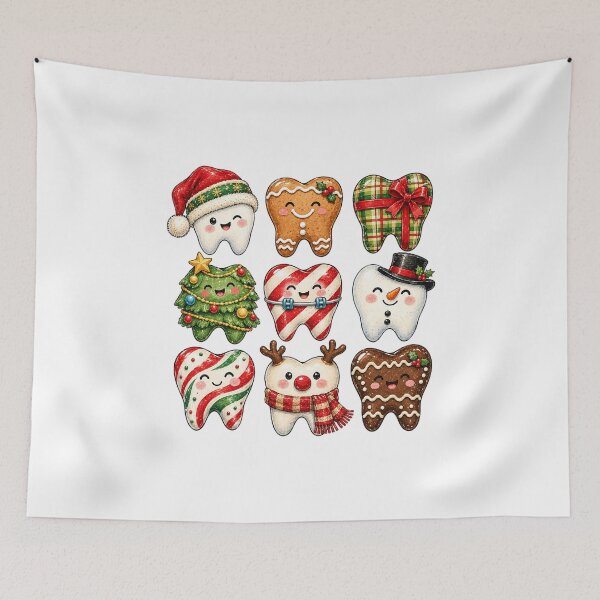 Item preview, Funny Christmas Teeth Holiday Dental Humor designed and sold by CleanDecor.