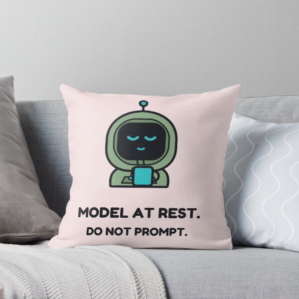 Item preview, Model at Rest, Do Not Prompt - Sleepy Robot designed and sold by BotsAndBytesCo.
