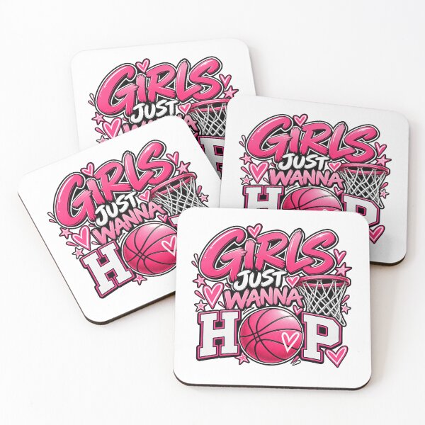 Item preview, Girls Just Wanna Hoop Cute Basketball Lover designed and sold by WeirdlyMild.