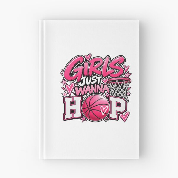 Item preview, Girls Just Wanna Hoop Cute Basketball Lover designed and sold by WeirdlyMild.
