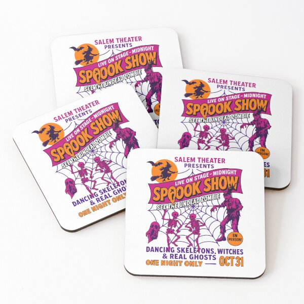 Item preview, Salem Theater Spook Show Halloween Poster designed and sold by JordanAdrift.