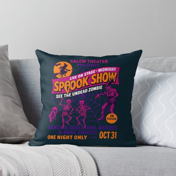 Item preview, Salem Theater Spook Show Halloween Poster designed and sold by JordanAdrift.
