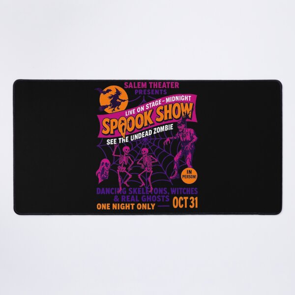 Item preview, Salem Theater Spook Show Halloween Poster designed and sold by JordanAdrift.