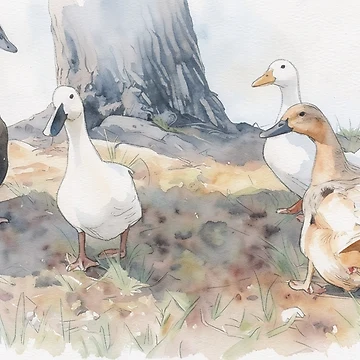 Artwork thumbnail, Duck Conference by RdeB
