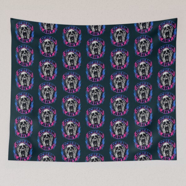 Item preview, Scream Art Neon Horror Portrait designed and sold by JordanAdrift.