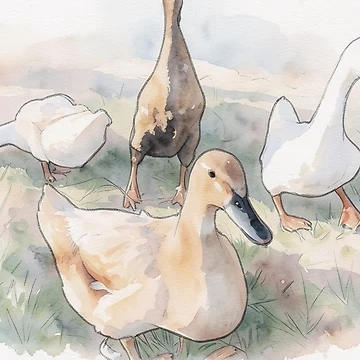 Artwork thumbnail, Barnyard Stroll by RdeB