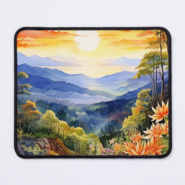 Item preview, Doi Inthanon Mountain Watercolor Chiang Mai Thailand designed and sold by Anuchartl.