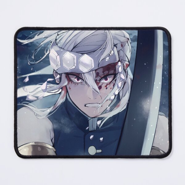 Item preview, Tengen Uzui Demon Slayer Winter Moon Blade Stare designed and sold by reinazenka.