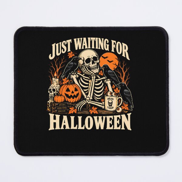 Item preview, Just Waiting For Halloween Skeleton designed and sold by Starry-Mirage.