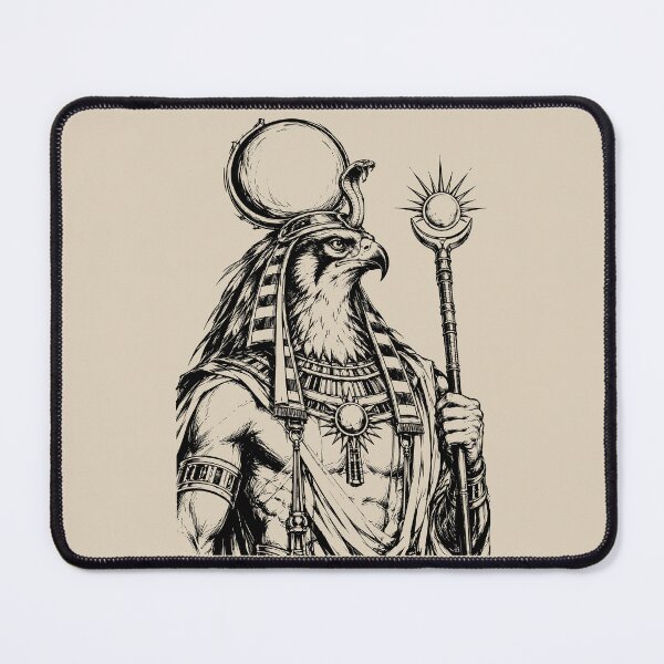 Item preview, Falcon God Ra with Sun Staff designed and sold by bapupa.