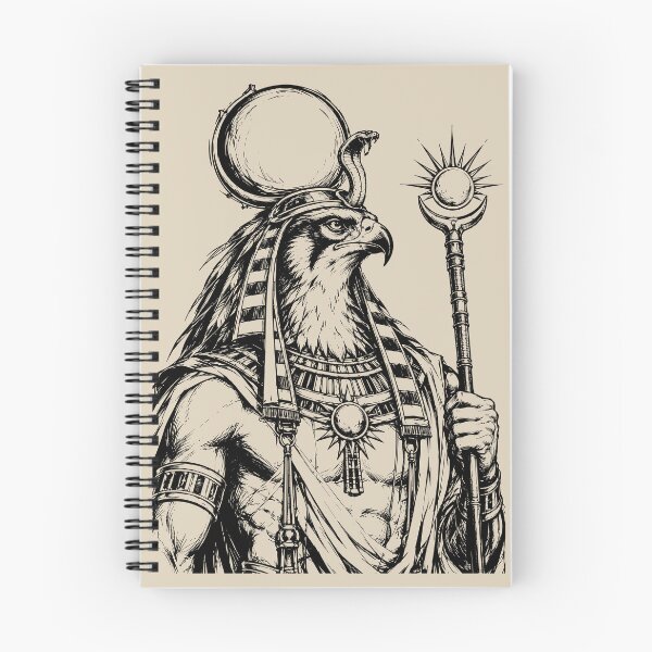 Item preview, Falcon God Ra with Sun Staff designed and sold by bapupa.