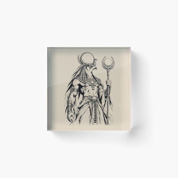 Item preview, Falcon-Headed Sun God Ra with Scepter designed and sold by bapupa.