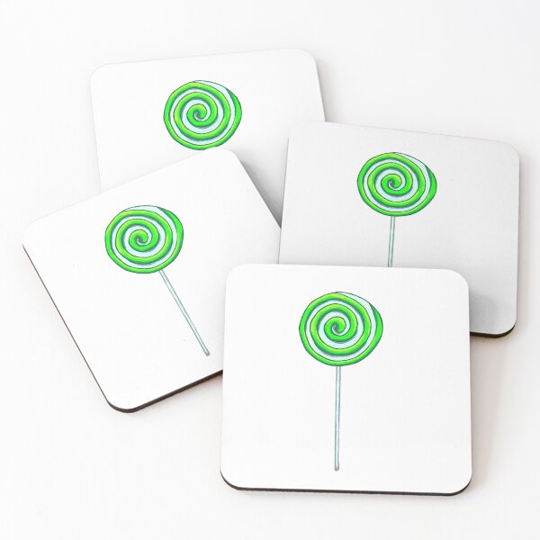 Item preview, Green Swirl Lollipop Illustration designed and sold by artmakac.