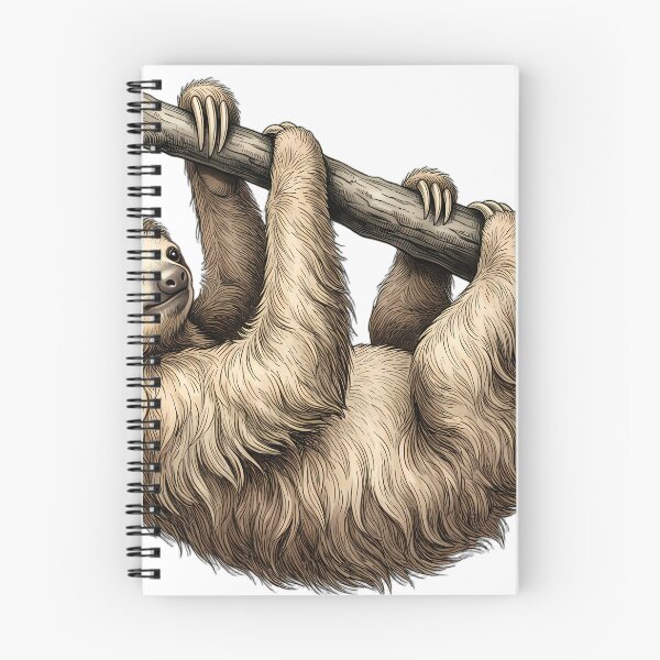 Item preview, Vintage Naturalist Two-Toed Sloth on a Branch — Antique Mammal Print designed and sold by Catch333.