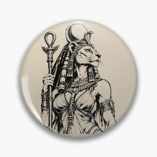 Item preview, Sekhmet Solar Crowned Warrior Goddess designed and sold by bapupa.