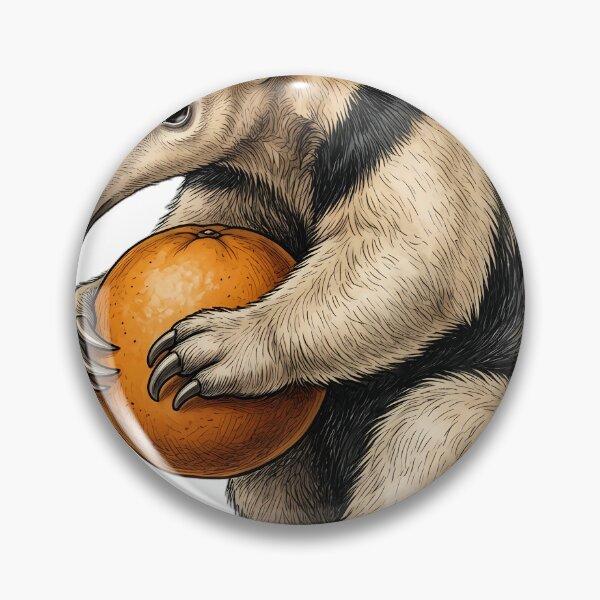 Item preview, Vintage Naturalist Tamandua Holding a Fruit — Antique Mammal Print designed and sold by Catch333.