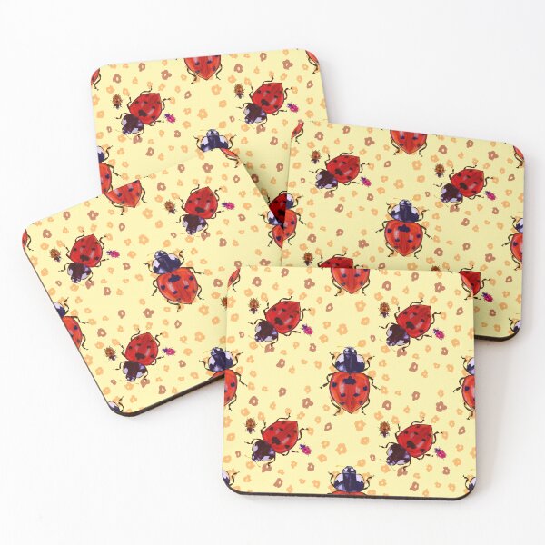 Item preview, Cute Ladybug Seamless Pattern designed and sold by artmakac.