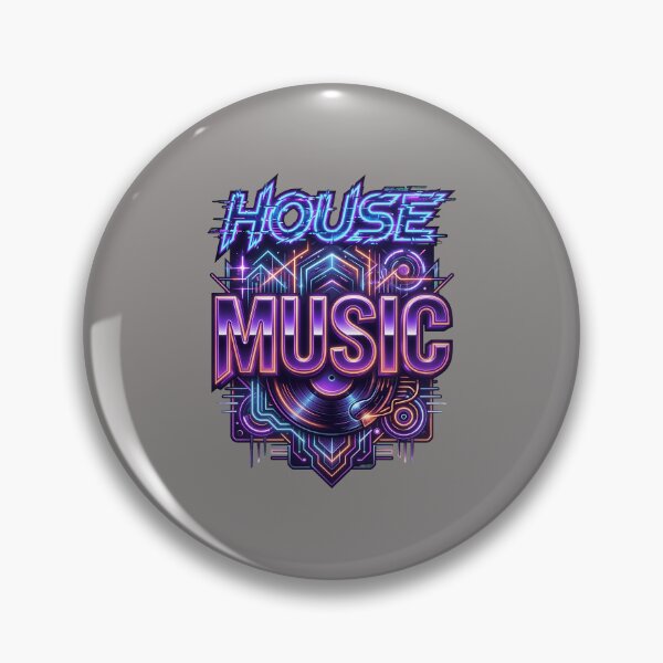 Item preview, Retro Distressed House Music Text Graphic-59 designed and sold by StefanSLane.