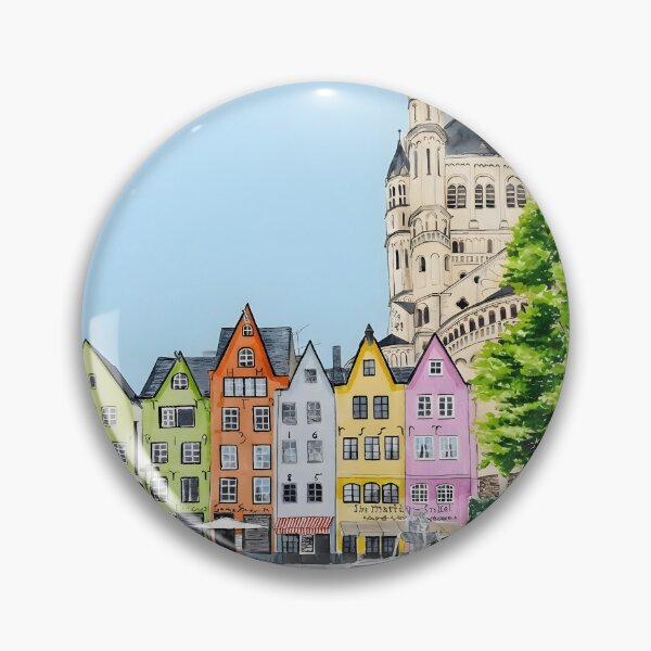 Item preview, Cologne Watercolor Painting – Germany Cityscape Wall Art designed and sold by POSTERIOCREW.