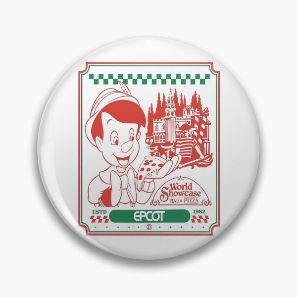 Item preview, Vintage Italian Theme Park Mickey Pizza Travel Art designed and sold by Ladicreatis.