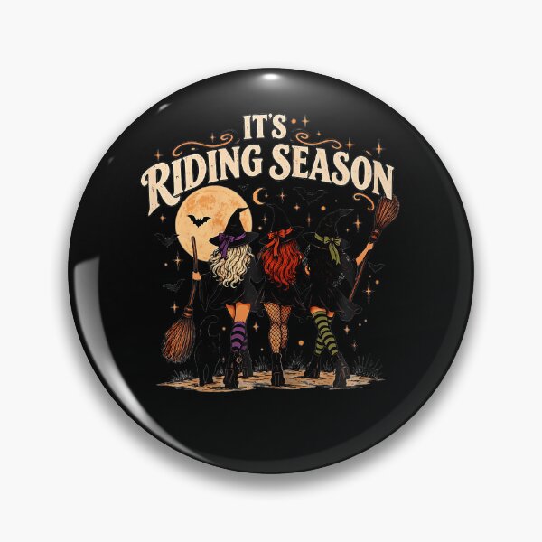 Item preview, It's Riding Season Witches Halloween designed and sold by DreamsofCrayons.