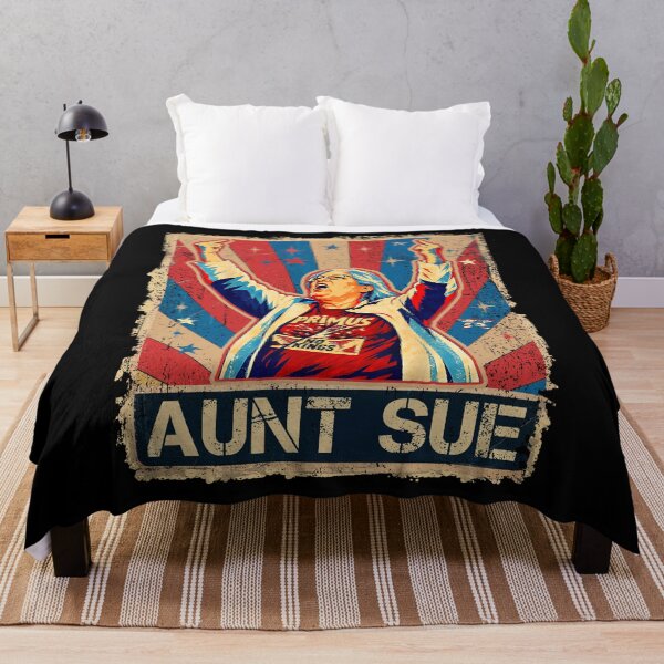 Item preview, No Kings Aunt Sue Funny Political Vote American Flag Retro designed and sold by schoolofbullies.