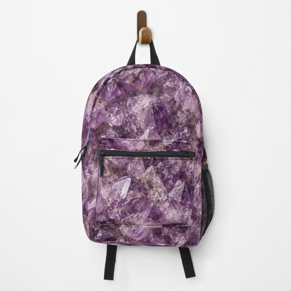 Item preview, Purple Amethyst Crystal Texture – Natural Gemstone Geode Pattern designed and sold by Kaleidoscope Print.