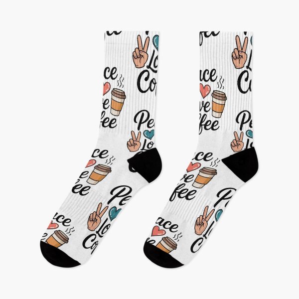 Item preview, Peace, Love, Coffee – Positive Coffee Lover Vibes designed and sold by CleanDecor.