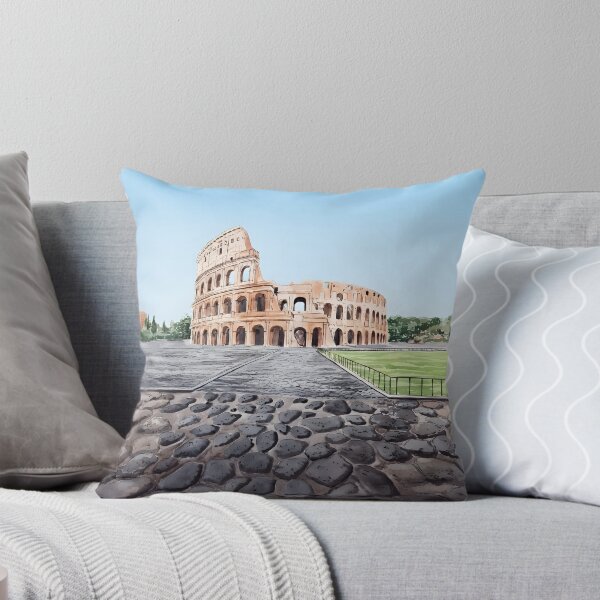Item preview, Colosseum Rome Watercolor Print – Italy Landmark Wall Art designed and sold by POSTERIOCREW.