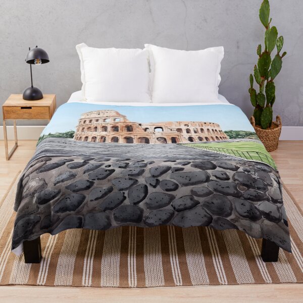 Item preview, Colosseum Rome Watercolor Print – Italy Landmark Wall Art designed and sold by POSTERIOCREW.