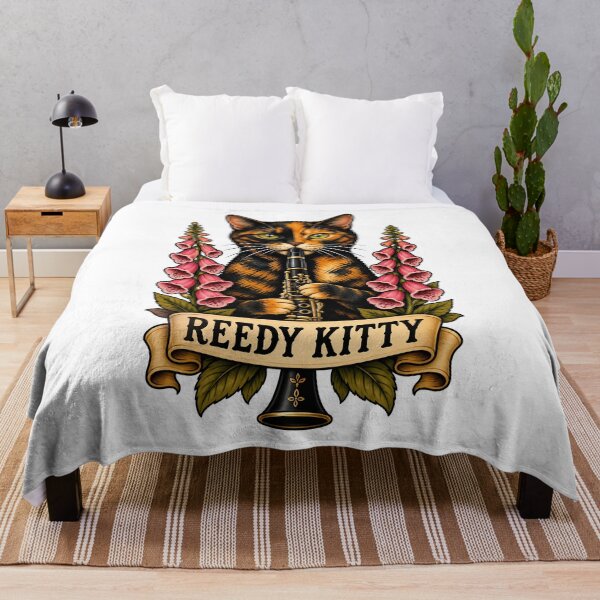 Item preview, Reedy Kitty Cat Clarinet Jazz Music designed and sold by Old's Cool Cat Studio.