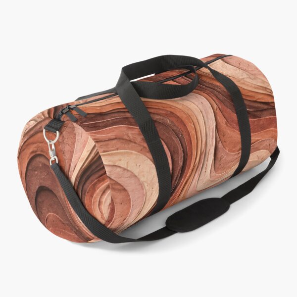 Item preview, Terracotta Layered Paper Waves – Warm Earth Tone Abstract Texture designed and sold by Kaleidoscope Print.